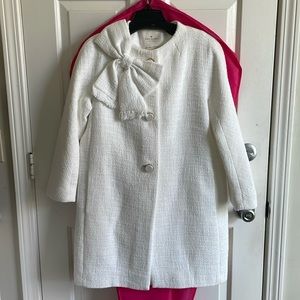 White Linen Spring Coat